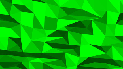 Abstract polygonal background. Modern Wallpaper. Green vector illustration