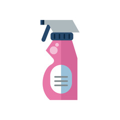 disinfectant spray bottle product flat style