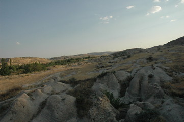 Landschaft in Kappadokien