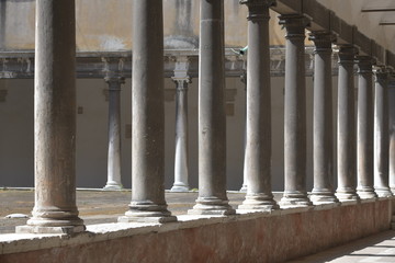 Fototapeta premium columns of the building
