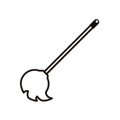 floor mop line style icon