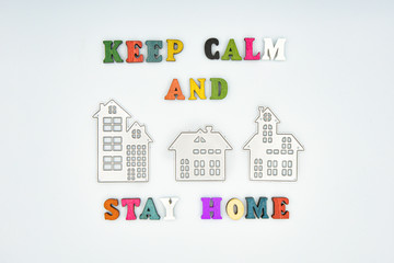 Tips during the coronavirus quarantine: keep calm and stay home.