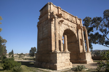 Naklejka premium Sîte de Sbeitla