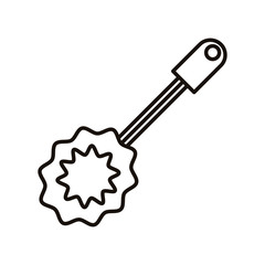 brush toilet line style icon