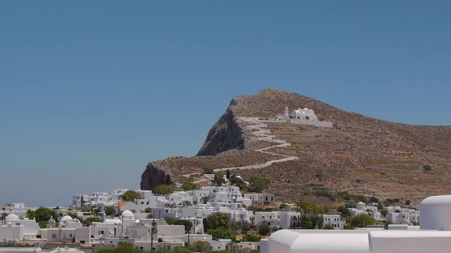 folegandros greece mountain church panagia
