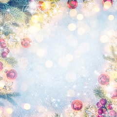 Fototapeta na wymiar 2020 Merry Christmas and New Year holidays background.
