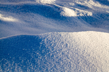 Fototapeta premium fresh snow surface