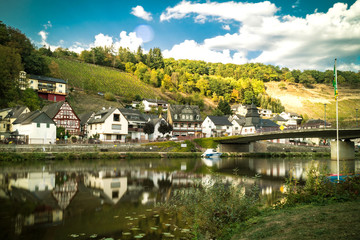 Obraz premium Idyllic Landscape from Lahn River