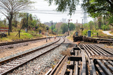 Mae Moh railway station in Lampang province