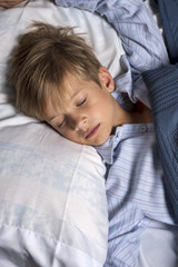 Young boy sleeping