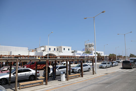 Santorini International Airport, Santorini Island, Greece