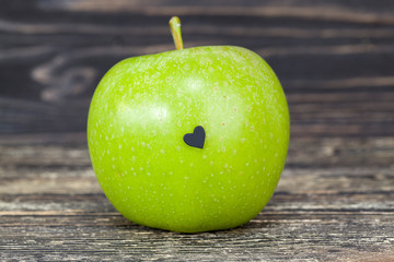 big beautiful green Apple