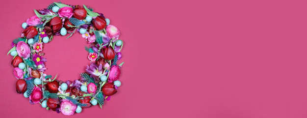 Osterdekoration Hintergrund