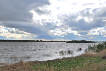 Spring high water on the Irtysh River
