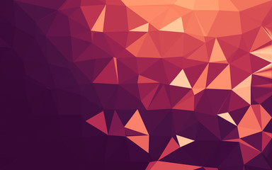 Abstract low poly background, geometry triangle