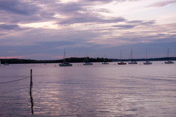 Obraz premium sunset on sea