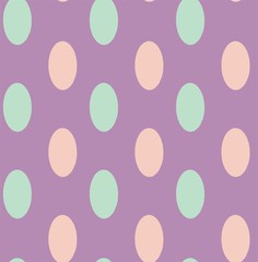 pastel Easter egg seamless vector pattern