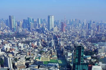 Fototapeta na wymiar 東京の都心眺望