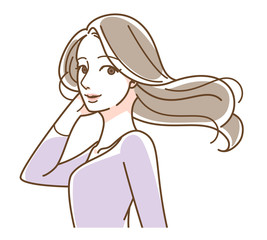 エレガントな女性