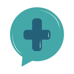 online doctor medical support care flat style icon