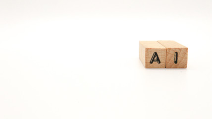 Wooden Text Block of 