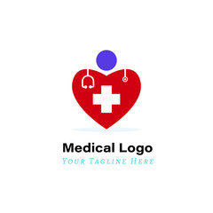 Medical Logo Template for doctor, lab, hospital