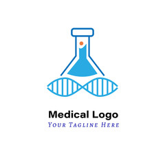 Medical Logo Template for doctor, lab, hospital