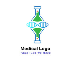 Medical Logo Template for doctor, lab, hospital