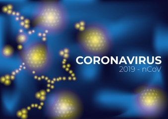 Obraz premium Covid-19 coronavirus background concept vector