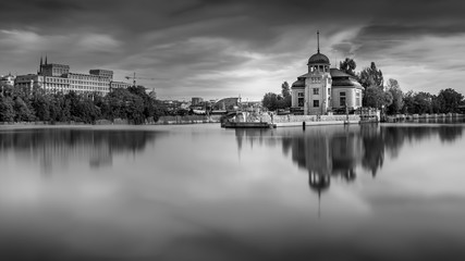 River Vltava in Prague, Czech Republic.