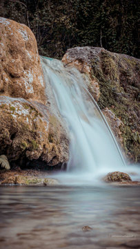 Waterfall In Forest Dominican Republic