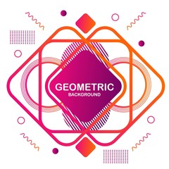 Fototapeta na wymiar Creative geometric. Trendy gradient shapes composition.Applicable for Covers, Voucher, Posters, Flyers and Banner Designs. Eps10 vector.