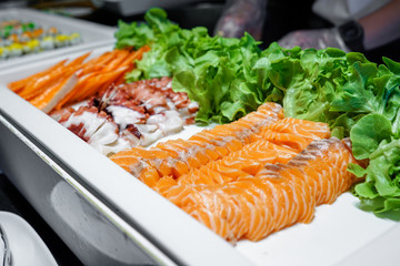 Japaneses fresh sashimi