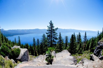 A beautiful view at Lake Tahoe 