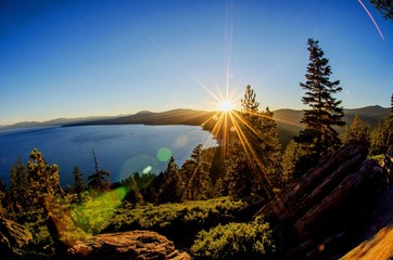 A beautiful view at Lake Tahoe 