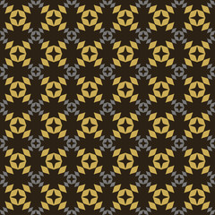 Decorative geometric pattern. Modern background pattern in retro style. Textile design texture. Wrapping paper design. Vector image