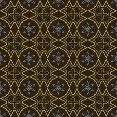 Modern geometric pattern. Seamless background pattern, wallpaper. Textile design texture. Wrapping paper design. Vector image 