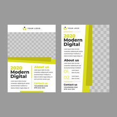 Set of business flyer templates