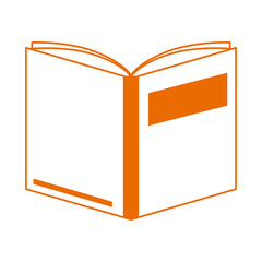 open book literature read home education line color style icon