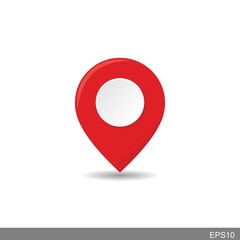 location pin.Map pin flat design style modern icon, pointer minimal vector symbol, marker sign  .vector illustration