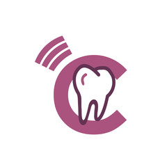 Obraz premium Dental Logo Clinic Tooth logo abstract design vector template