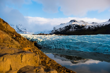 Glacier lagoon in Iceland