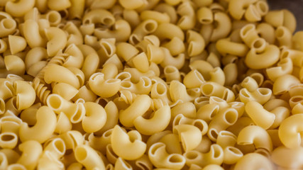 pasta in close up for display 