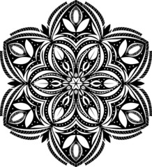 Mandalas for coloring book. Decorative round ornaments. Unusual flower shape. Oriental vector, Anti-stress therapy patterns. Weave design elements. Yoga logos Vector