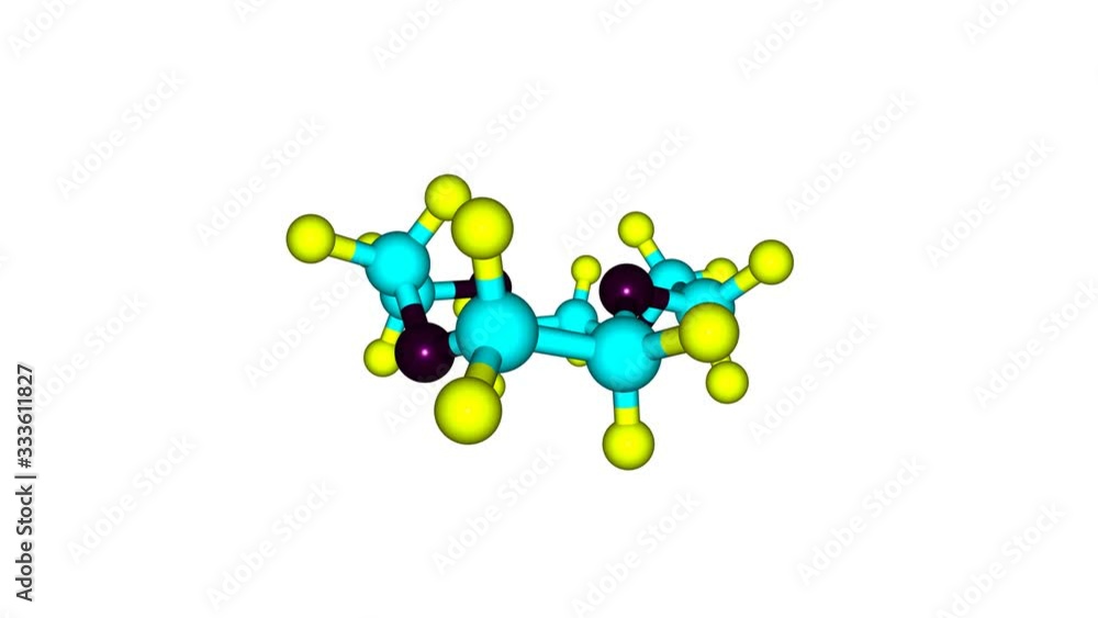 Poster crown molecule rotating video full hd