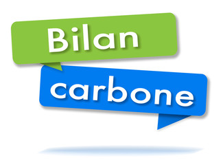 Carbon results in colored speech bubbles and french language
