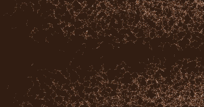 Network Mesh Procedural Art background illustration