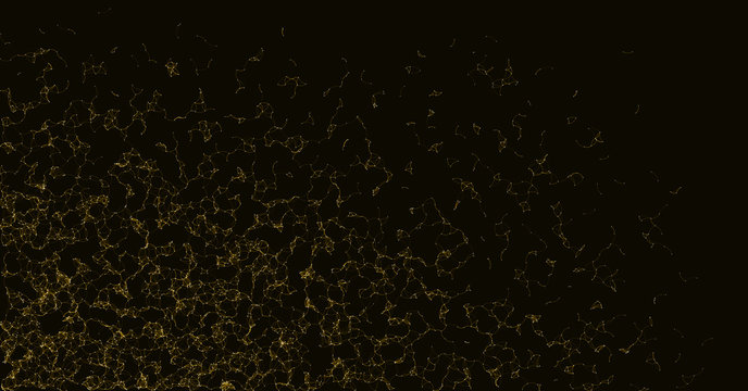 Network Mesh Procedural Art background illustration