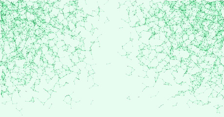 Network Mesh Procedural Art background illustration