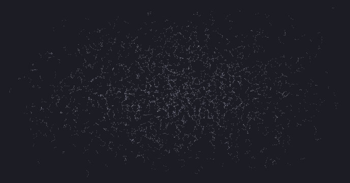 Network Mesh Procedural Art background illustration